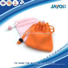 Bolsa de drawstring camurça para jóias